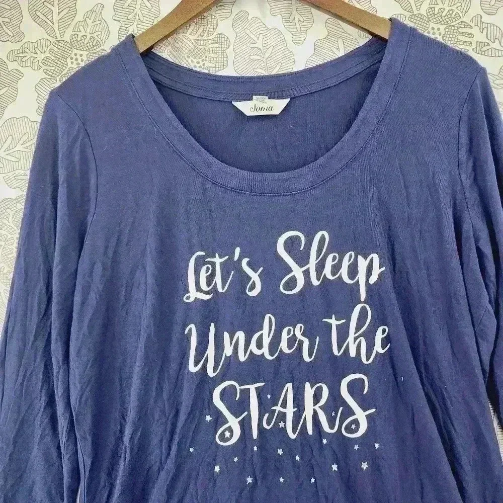 Soma Lounge Scoop neck Long sleeve Women's Top M